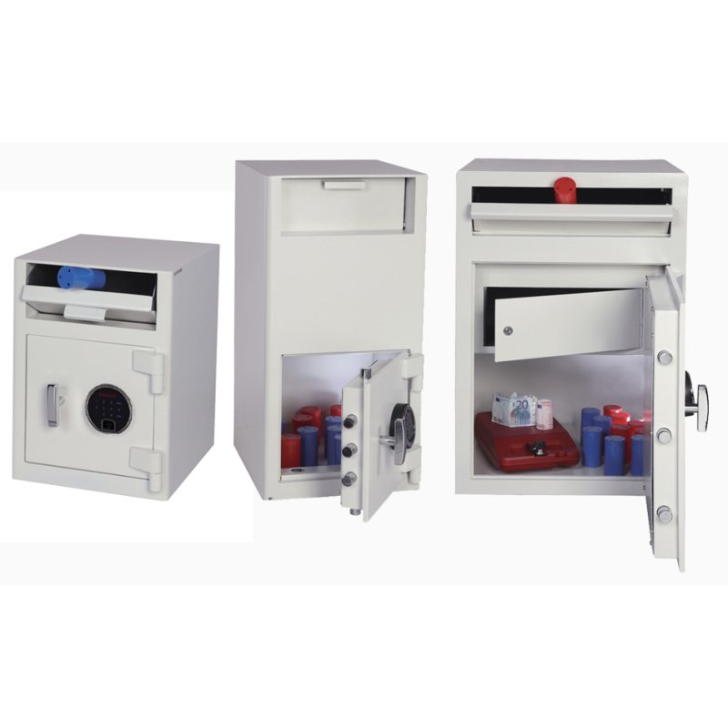 phoenix CASHIER SS0996F inwerpkluis, vingerafdrukslot, signaalwit, 47 liter